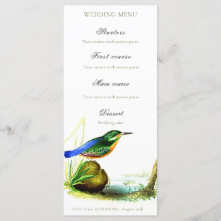 1833 Liverpool Archive | Kingfisher Wedding Menu