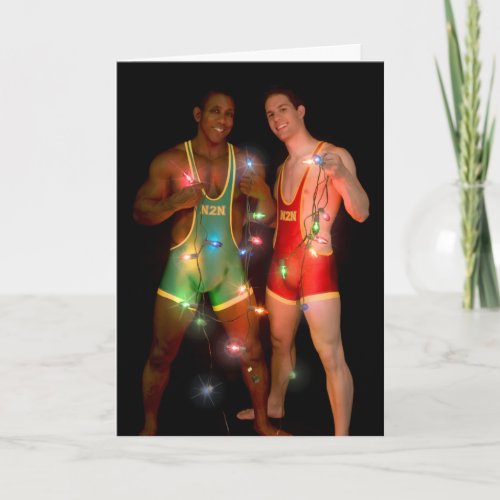 18346 Christmas Don we now our gay apparel Holiday Card