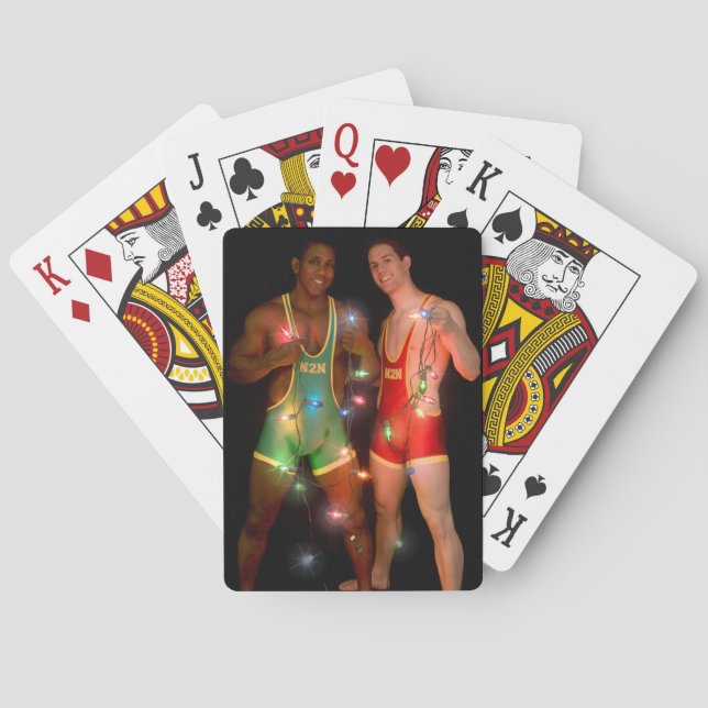 18346 Christmas Poker Cards (Back)