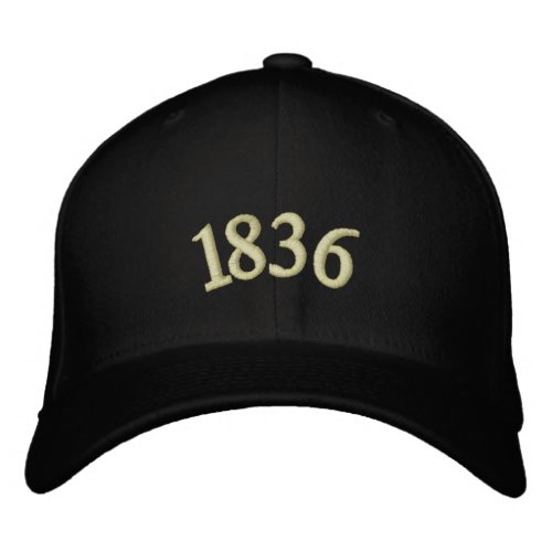 1836 EMBROIDERED BASEBALL HAT