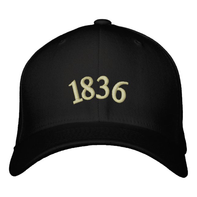 1836 EMBROIDERED BASEBALL HAT (Front)