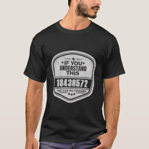 18436572 Awesome V8 Firing Order Car Enthusiast T-Shirt
