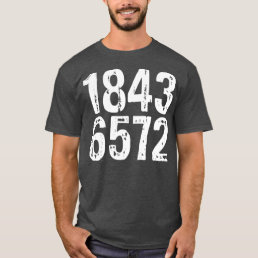 1843 offensive adult humor T-Shirt