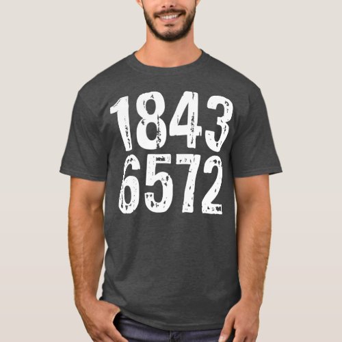 1843 offensive adult humor T_Shirt