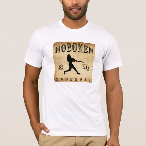 1846 Hoboken New Jersey Baseball T_Shirt