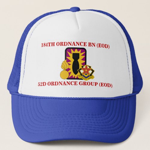 184TH ORDNANCE BATTALION EOD HAT