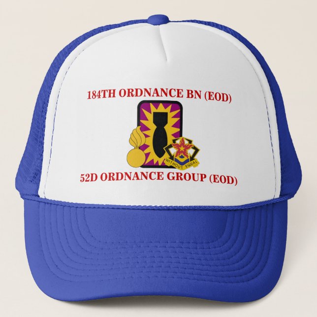 184TH ORDNANCE BATTALION (EOD) HAT (Front)