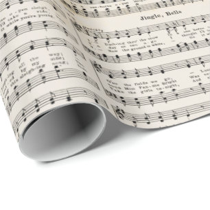1850 Jingle, Bells! Christmas Wrapping Decoupage Paper