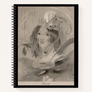 1850s Shakespeare character print Titania Notebook