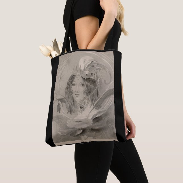 1850s Shakespeare character print Titania Tote Bag (Close Up)