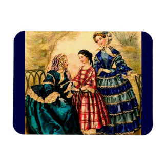 1852 French fashion plate Magnet