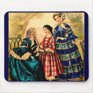 1852 French fashion plate Mouse Pad