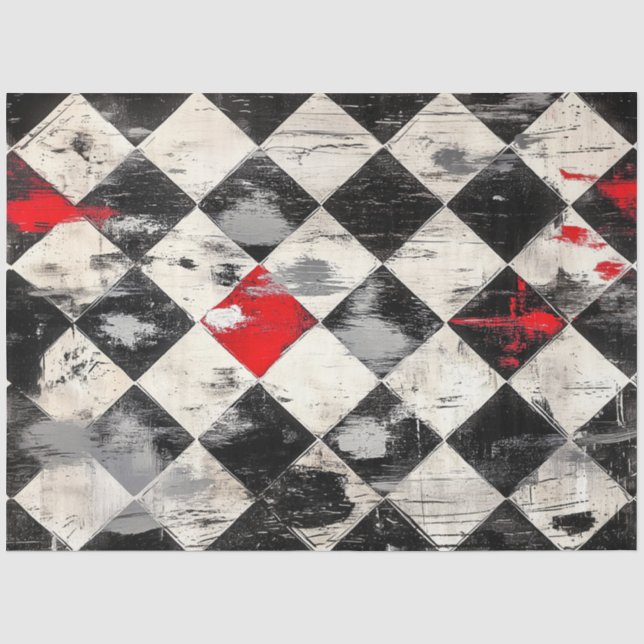 1854-Harlequin Bleeding Tissue Paper (Front)