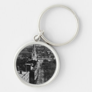 1859: A view of Boston from the State House Keychain
