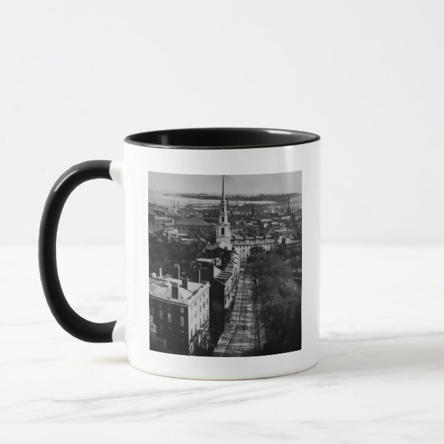 1859:  A view of Boston from the State House Mug (Left)