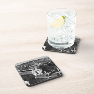 1859: A view of Boston looking south Drink Coaster
