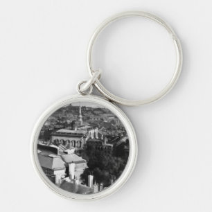 1859: A view of Boston looking south Keychain