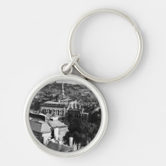1859:  A view of Boston looking south Keychain (Front)