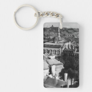 1859: A view of Boston looking south Keychain