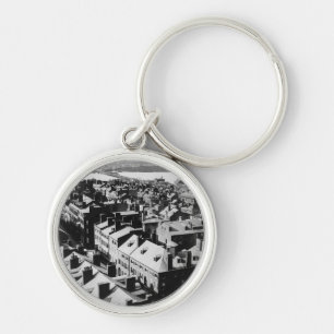 1859: The city of Boston, Massachusetts Keychain