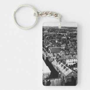 1859:  The city of Boston, Massachusetts Keychain