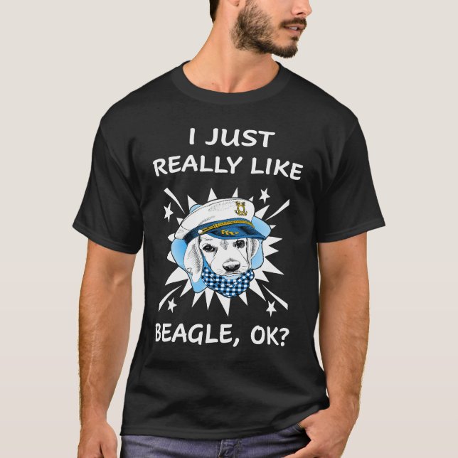 185 I Just Really Like Beagle T-Shirt (Front)