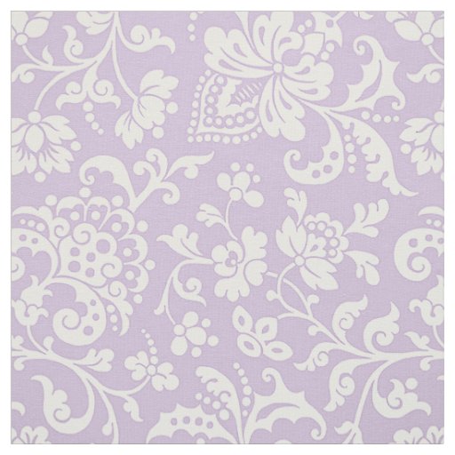 1860s Floral, Lavender Fabric