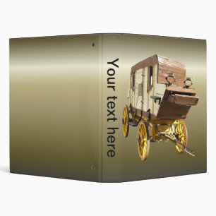 1860s Stagecoach - Denver Gold Rush Binder