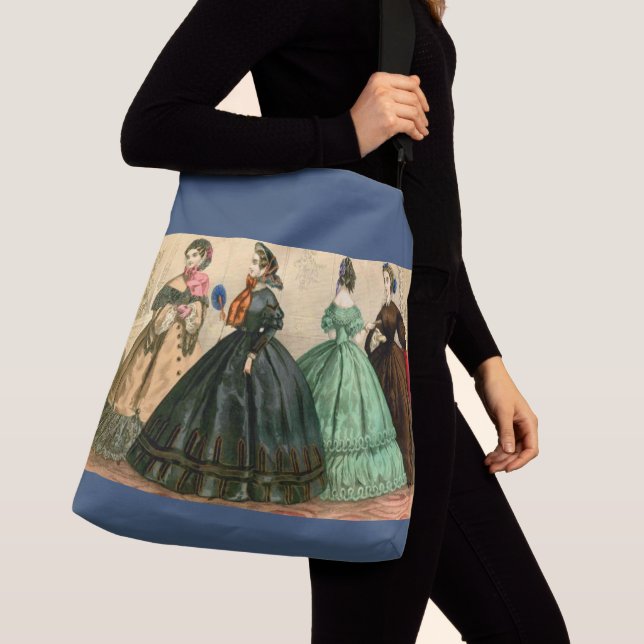 1861 German fashion plate Crossbody Bag (Close Up)