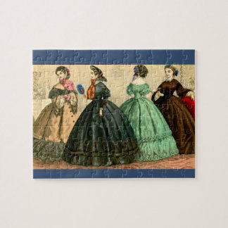 1861 German fashion plate Jigsaw Puzzle