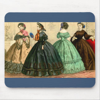 1861 German fashion plate Mouse Pad