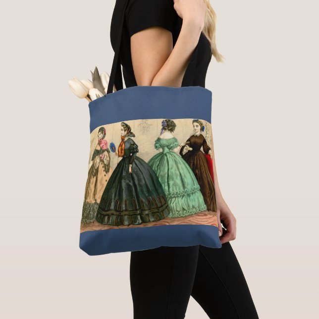 1861 German fashion plate Tote Bag (Close Up)