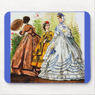 1863 Journal Des Jeunes Personnes fashion plate Mouse Pad