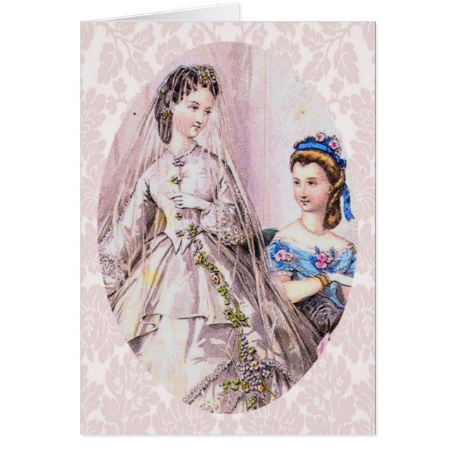 1863 Victorian Bride Cards (Front)