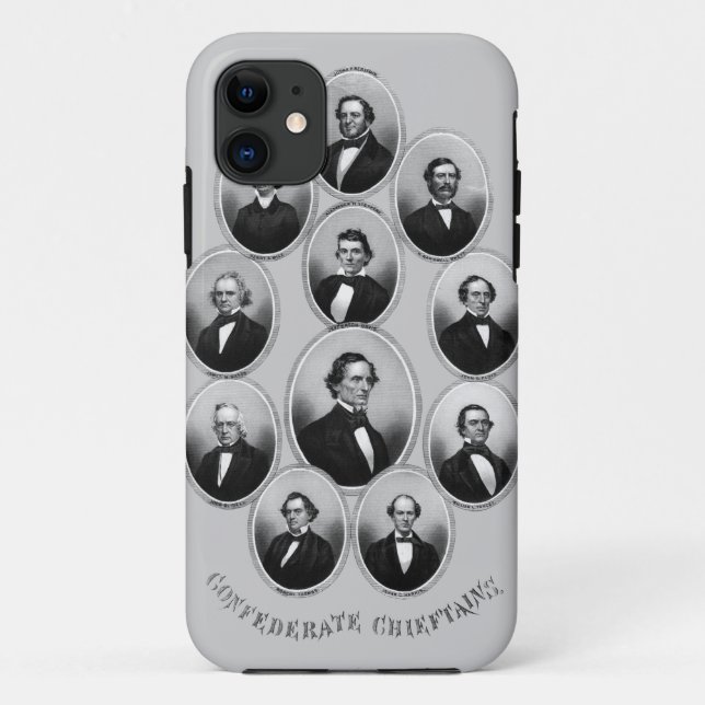 1865 Confederate Chieftains Case-Mate iPhone Case (Back)