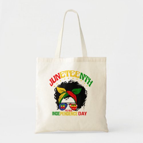 1865 Juneteenth Is My Independence Day for Black w Tote Bag
