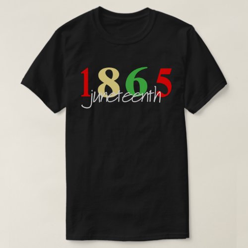 1865 Juneteenth T_Shirt