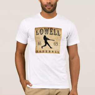 1865 Lowell Massachusetts Baseball T-Shirt
