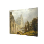 1866 Merced River in Yosemite Valley Canvas Print