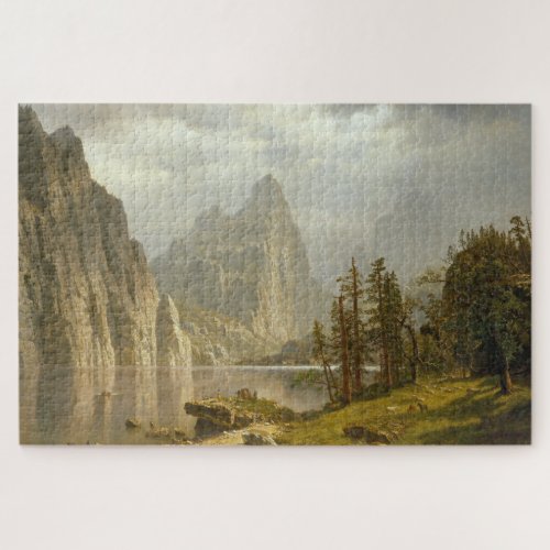 1866 Merced River in Yosemite Valley Jigsaw Puzzle