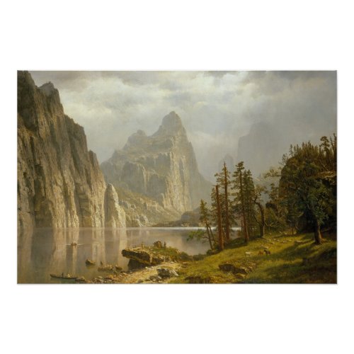 1866 Merced River in Yosemite Valley Poster