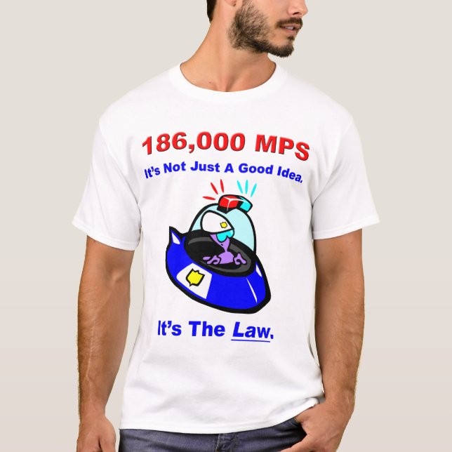 186,000 MPS Men's T-Shirt (Front)