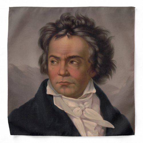 1870 Ludwig Van Beethoven German Composer Pianist Bandana