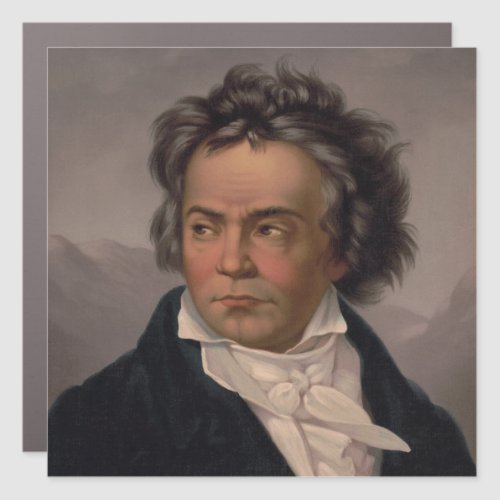 1870 Ludwig Van Beethoven German Composer Pianist Car Magnet