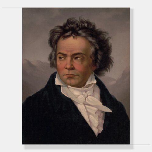 1870 Ludwig Van Beethoven German Composer Pianist Foam Board