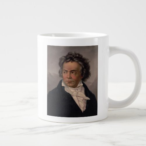 1870 Ludwig Van Beethoven German Composer Pianist Giant Coffee Mug
