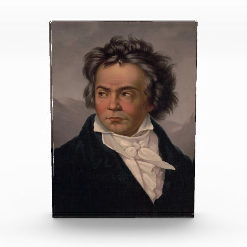 1870 Ludwig Van Beethoven German Composer Pianist Photo Block