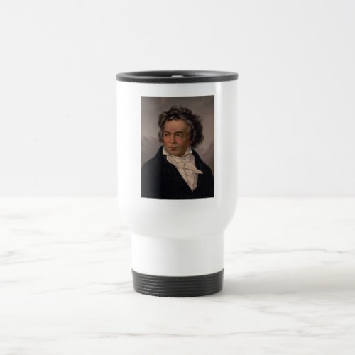 1870 Ludwig Van Beethoven German Composer Pianist Travel Mug