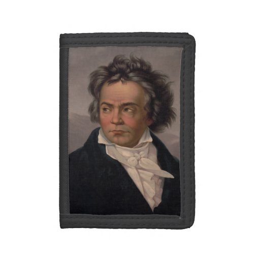 1870 Ludwig Van Beethoven German Composer Pianist Trifold Wallet