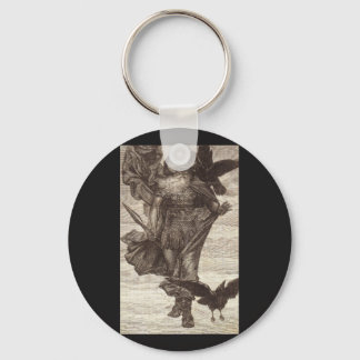 1871 Odin, Norse God of Wisdom Keychain